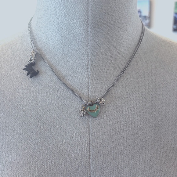 Juicy Couture Jewelry - Juicy Couture Silver Charm Necklace